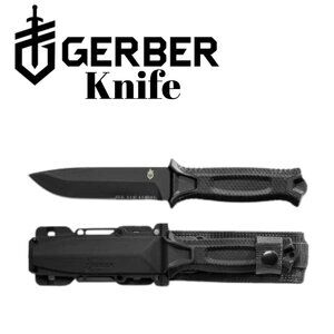 Gerber Gear Strongarm, Fixed Blade Tactical Knife for Survival, Serrated Edge